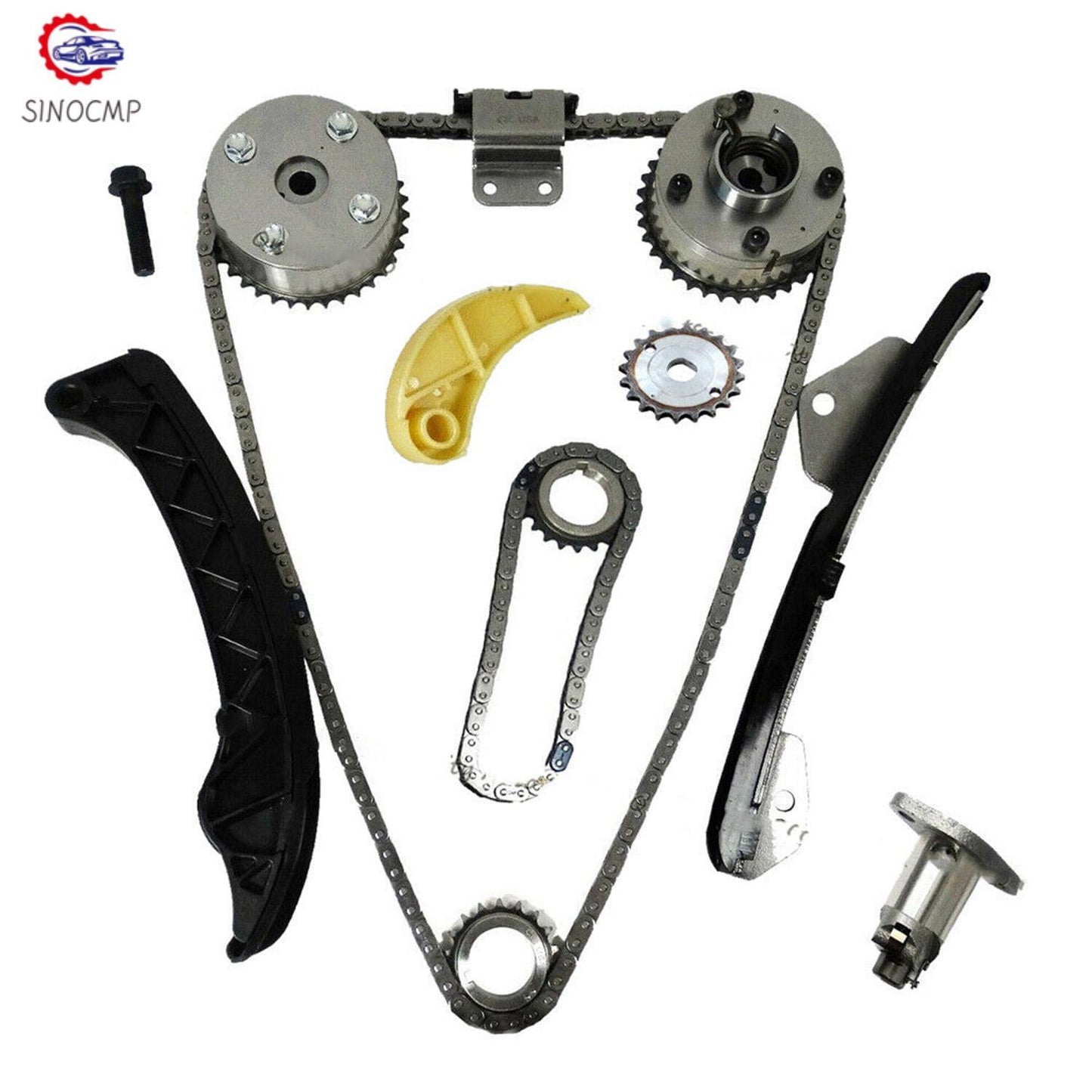 2PCS VVT TIMING CHAIN KIT for 1.8L for TOYOTA for COROLLA 2009-2015 MATRIX 09-13 PRIUS
