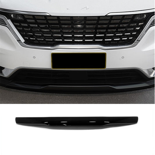for Kia Carnival 2022-2023 Black ABS Front Bottom Bumper Lid Molding Guard Cover