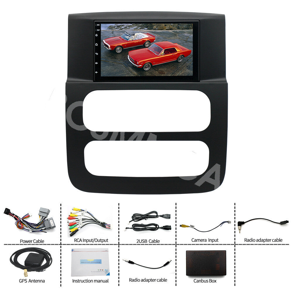 Car Stereo Radio GPS Navi USB DVR Fit For 2003-2005 for DODGE for Ram Pickup 2500 3500