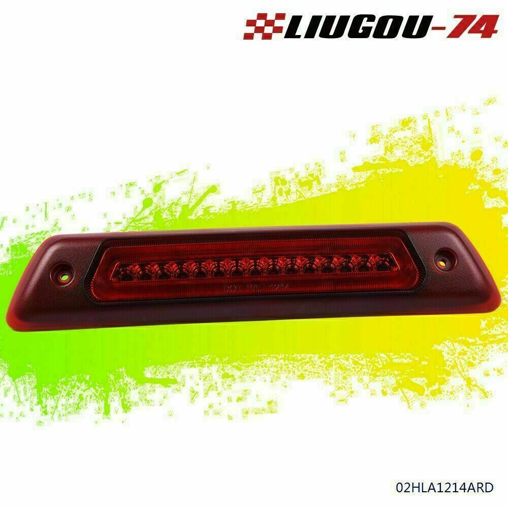 LED third brake light/cargo light, red, suitable for 09-14 for Ford F150, optical style, USA.