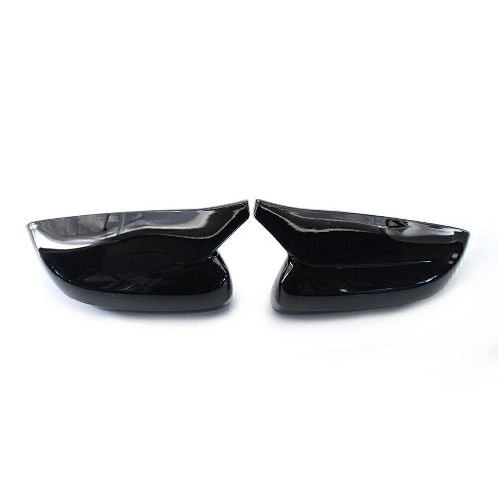 Gloss Black M Style Rearview Side Mirror Cover Fit 2019-21 for BMW G20 New 3 Series