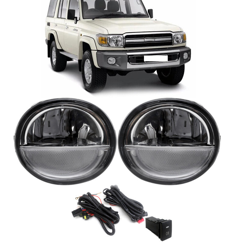 LED DRL fog lights suitable for Toyota for Land Cruiser J70 LC70 LC71 LC76 LC78 LC79