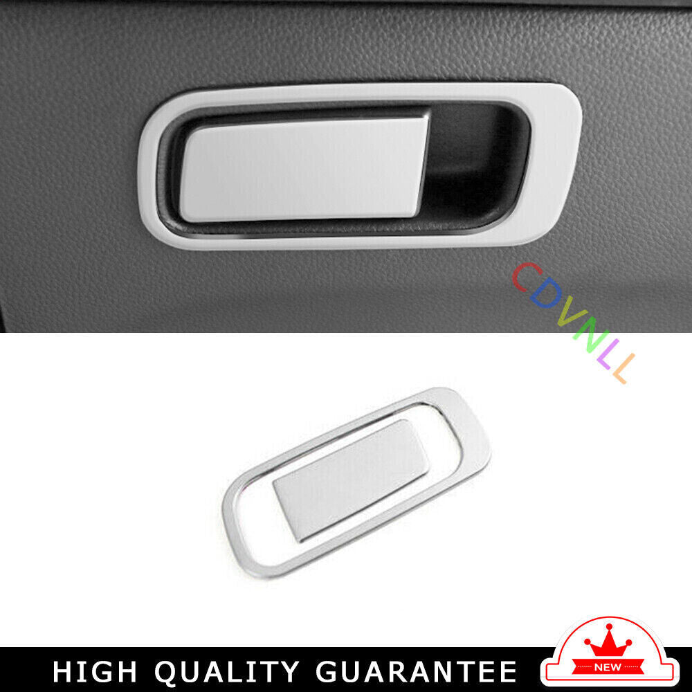 for Co -Pilot Storage Box Handle Sticker Trim for Honda Accord 18-22 Silver Titanium