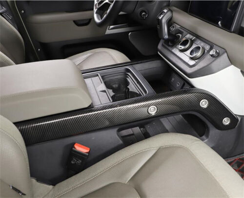 Gear Shift Side Strip Replace Carbon Fiber 2pc for Land Rover for Defender 2020-2023