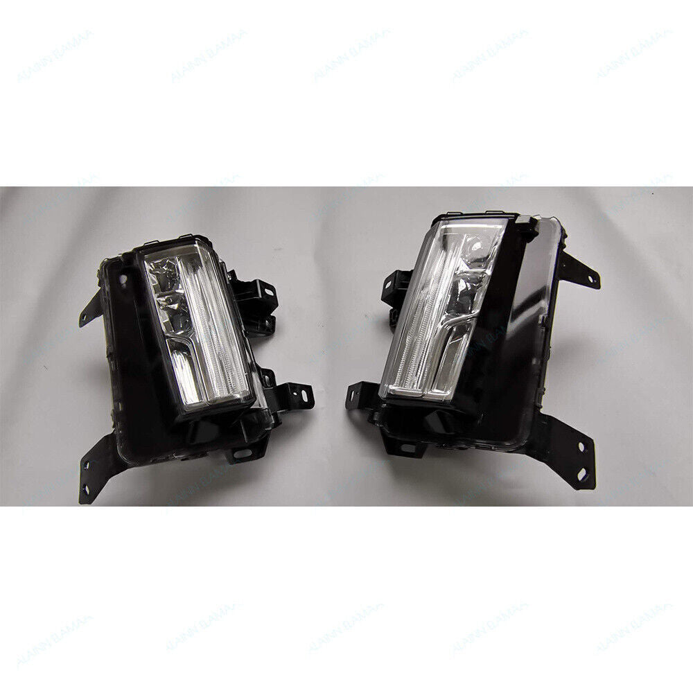 1Pair LED DRL Front Fog Lamp Driving Light Assembly for Cadillac XT5 2017-2020