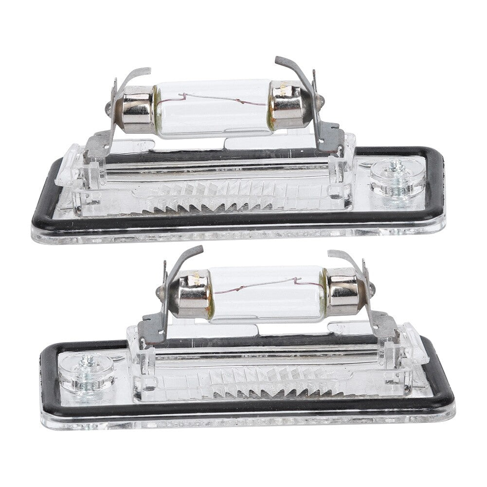 Hot Pair Of License Plate Light 8E0807430A 8E0807430B Part For C6