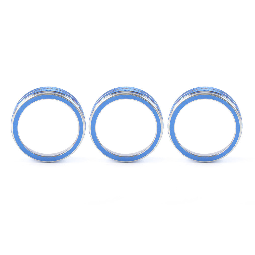 3x AC Climate Control Ring Knob Abdeckung f¨¹r for VW for Golf for Jetta for Tiguan for Passat Atlas