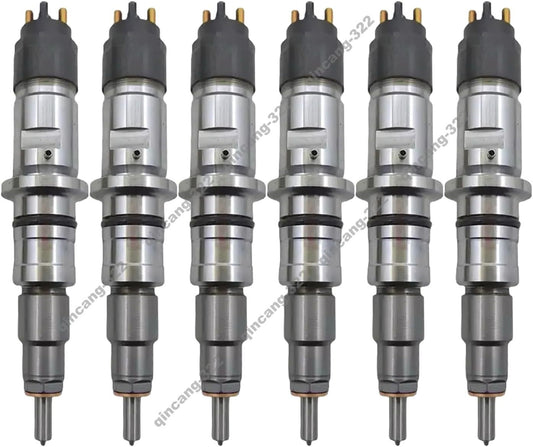 6 PCS Fuel Injector 0445120057 for CASE Holland for IVECO Engine F4HE9687 Tractor
