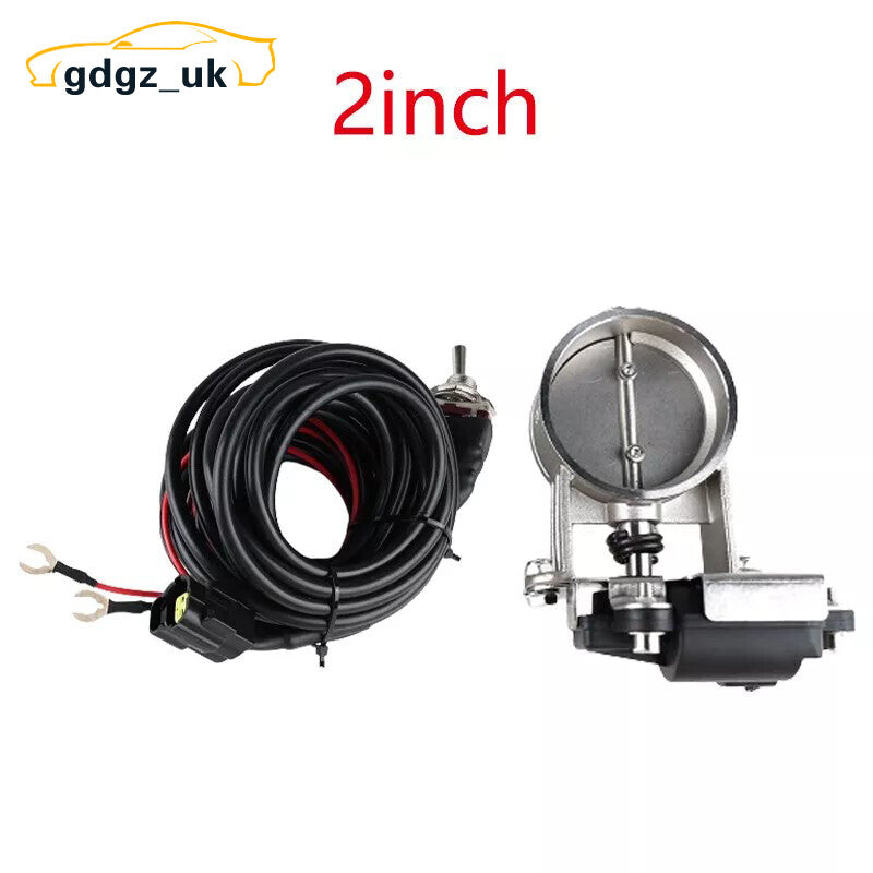 2inch Electric Exhaust Control Valve Low Pressure For Exhaust Catback Downpipe