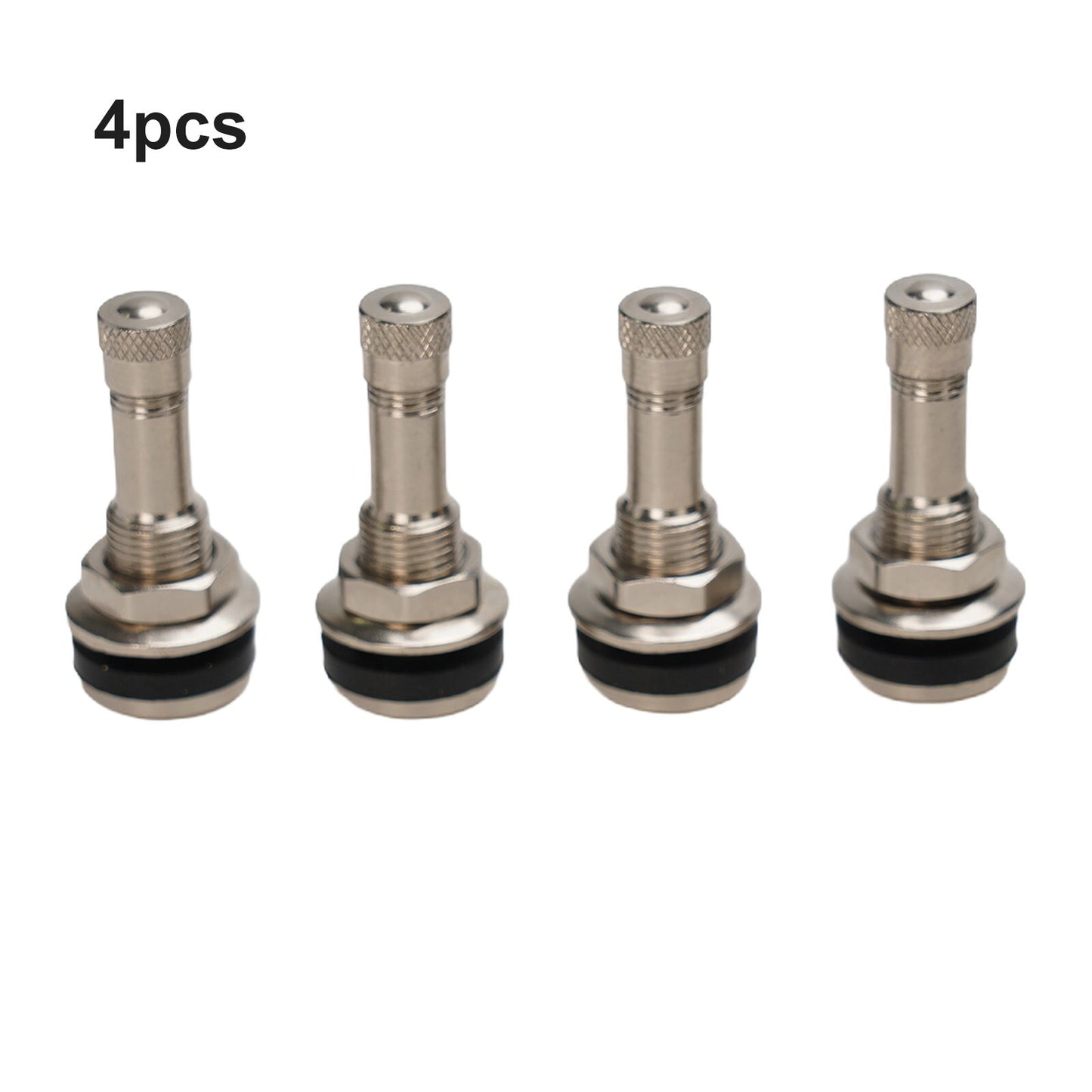 TR416 Chrome Metal Tubeless Bolt In Valve Stems Tires Tubeless Tyre Valves 4pcs