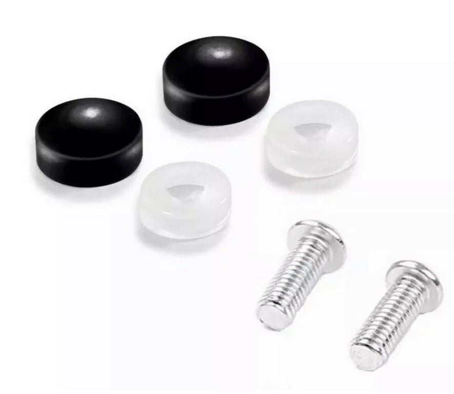 Car license plate frame cover cap, trunk black plastic, suitable for Nissan