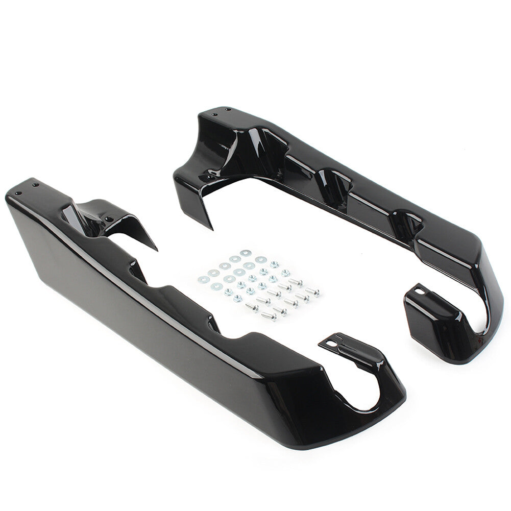 4 Hard Stretched Saddlebag Extension Fit for Harley Touring Road King 14-22 15