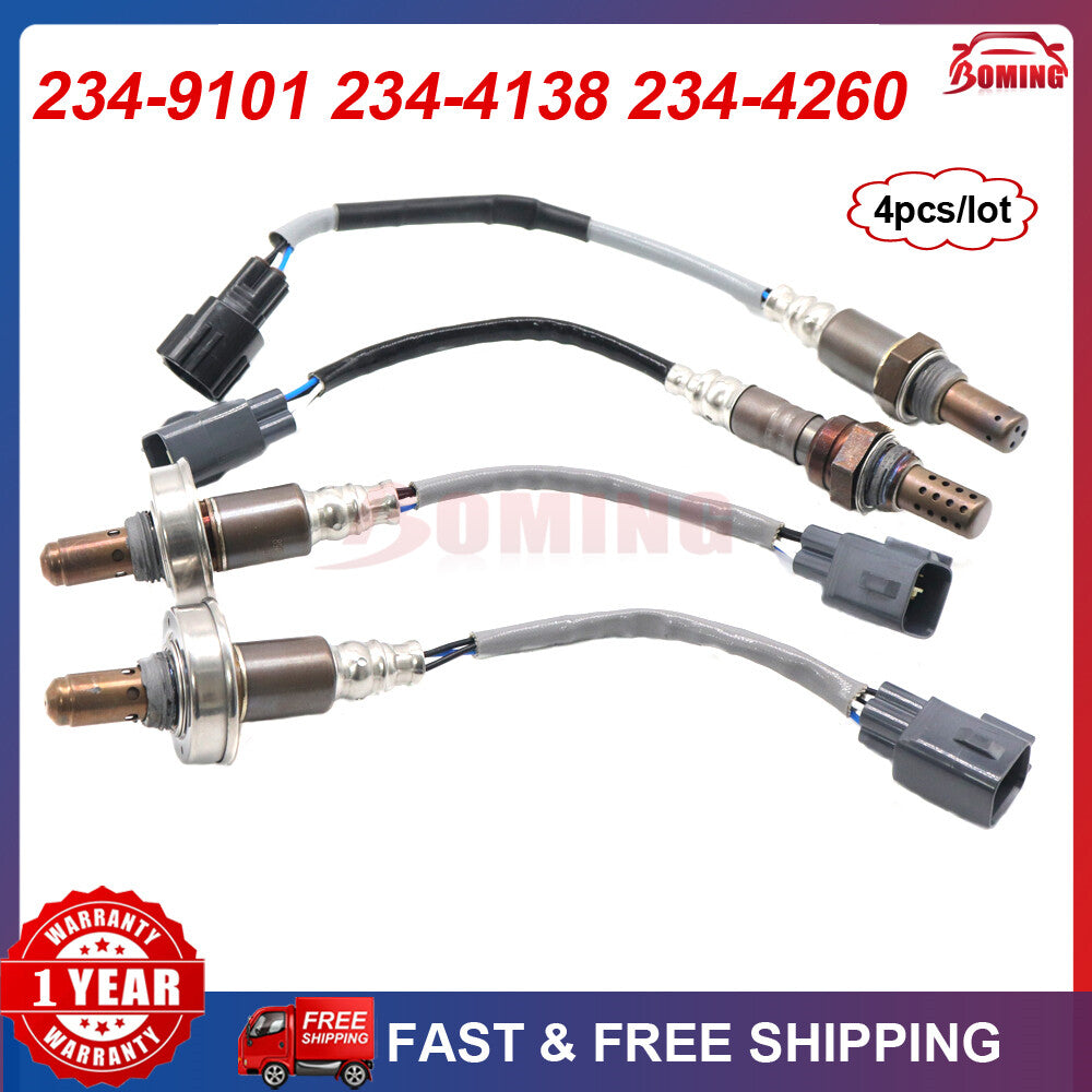 2pcs Oxygen Sensor Upper+Lower For 04-07 for Chevy Malibu 3.5L ,2005 for GMC Envoy 5.3L