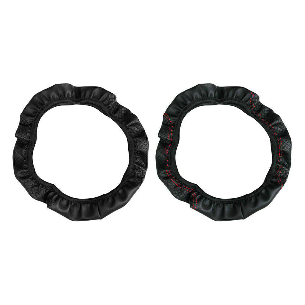 For 15/37-38CM PU Leather Good Grip Car Accessories Car Steering Wheel Cover