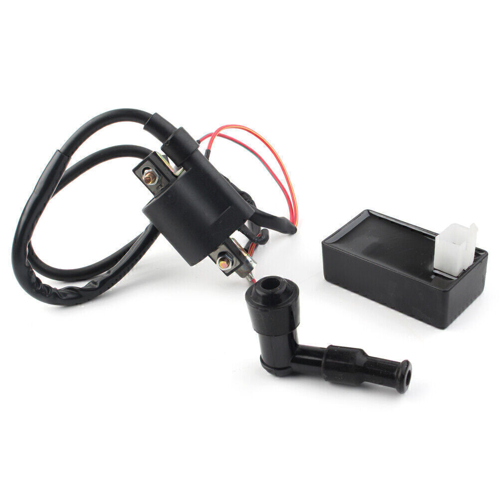 4-Pin CDI Ignition Coil Wire Loom Harness For 50cc-300cc ATV Quad Dirt Pit Bike