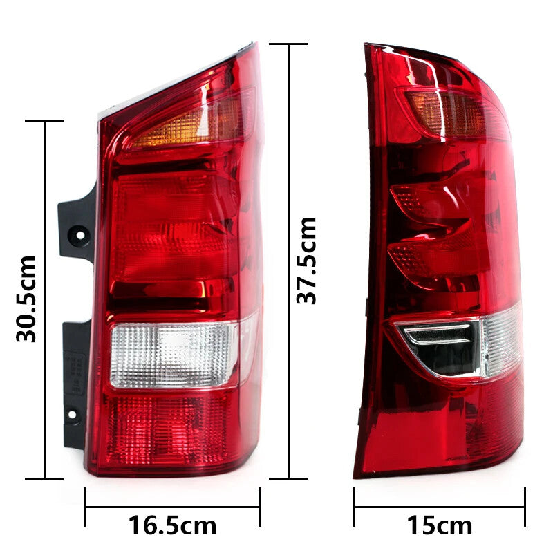Right-hand taillight housing without bulb protective cover suitable for Benz Vito Valente W447 2015-2021