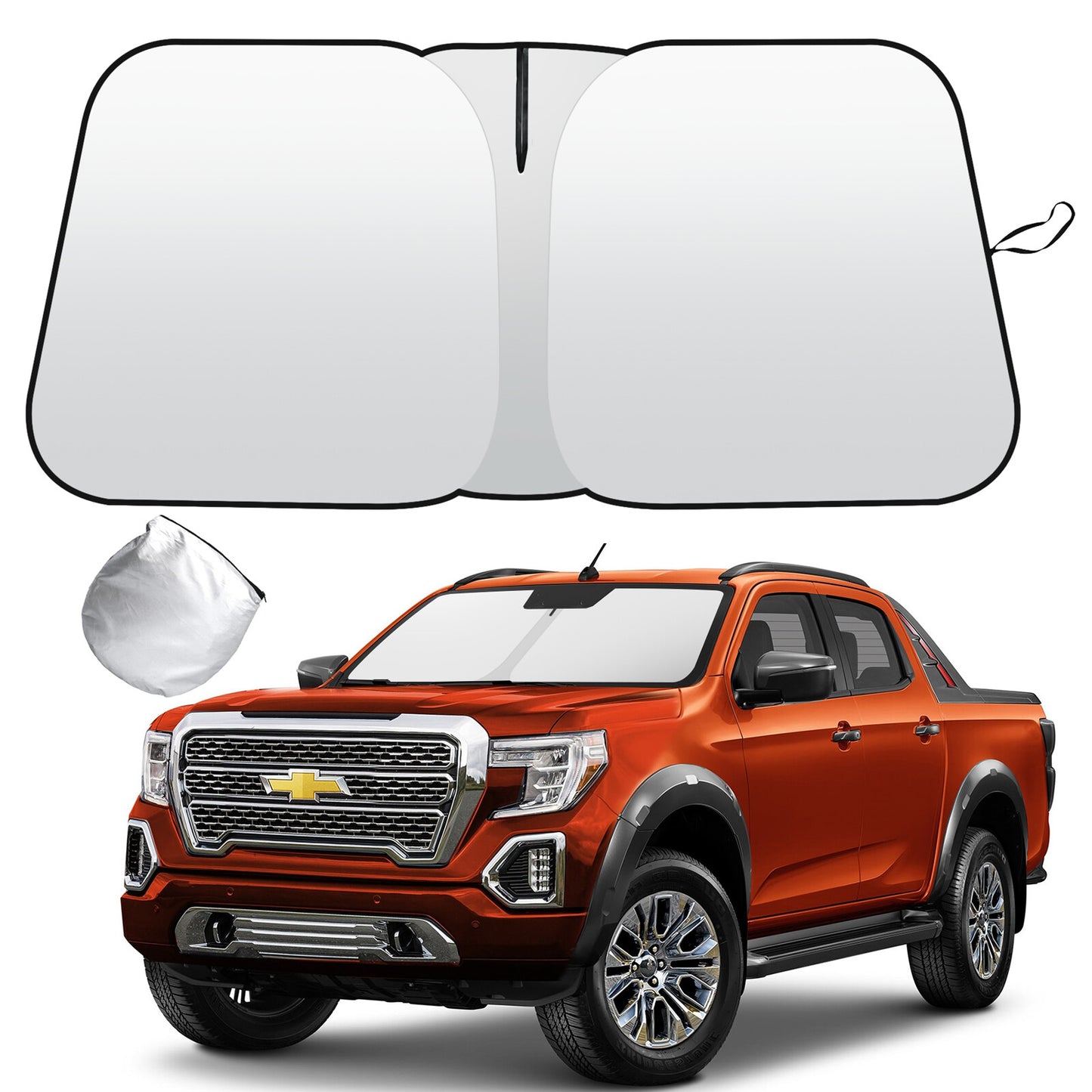 For 2023-2025 for Chevy Colorado Car Front Windshield Sun Shade UV Heat Block Cover