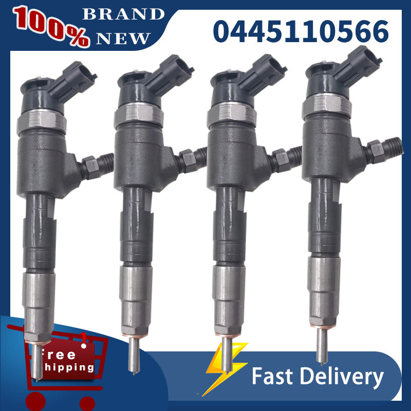 4X Common Rail Diesel Injector 0445110566 0 445 110 566 for Citroen for Ford for Peugeot