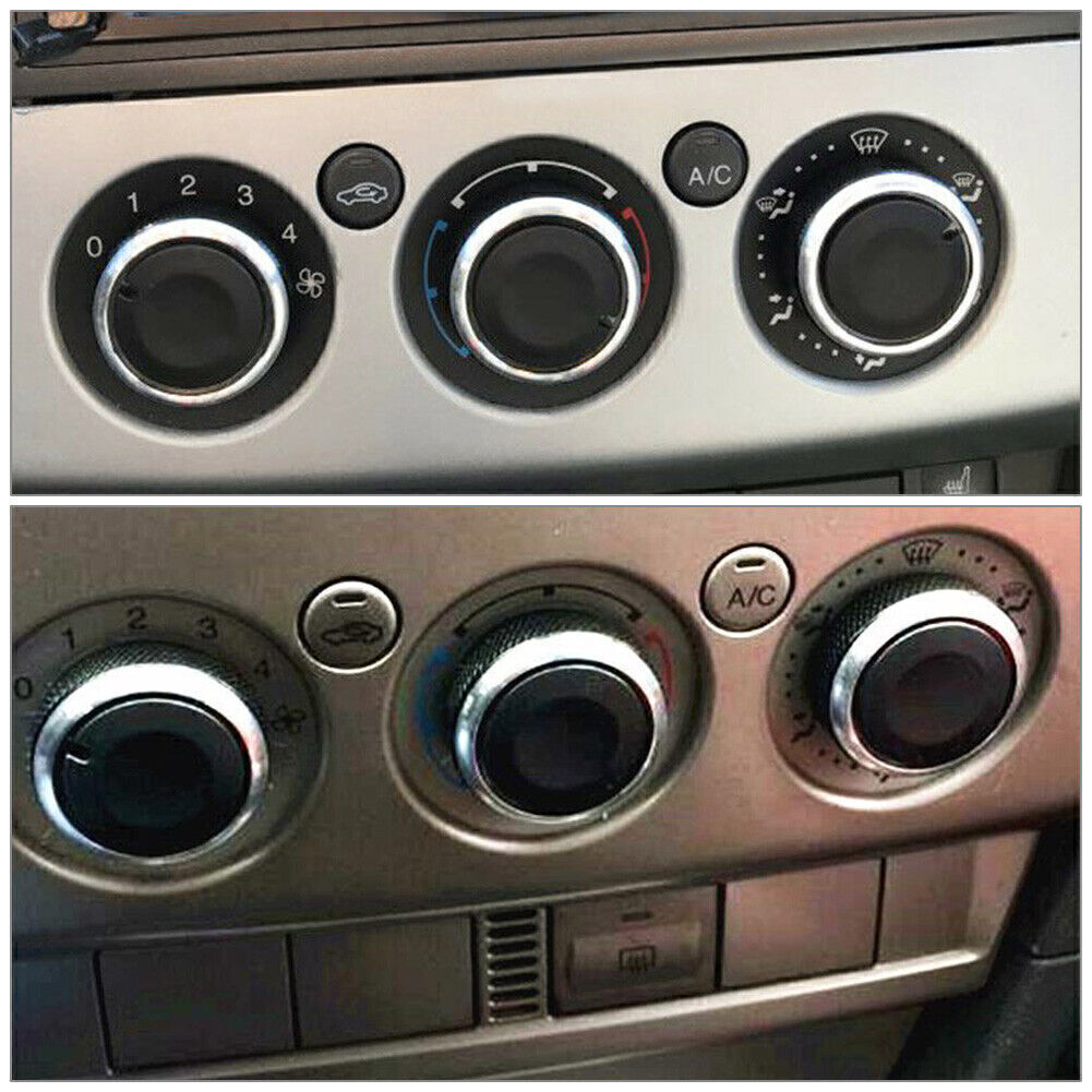 3x Air Conditioner Switch Knob Button Blk for Ford Focus MK2 MK3 Mondeo C/S-max