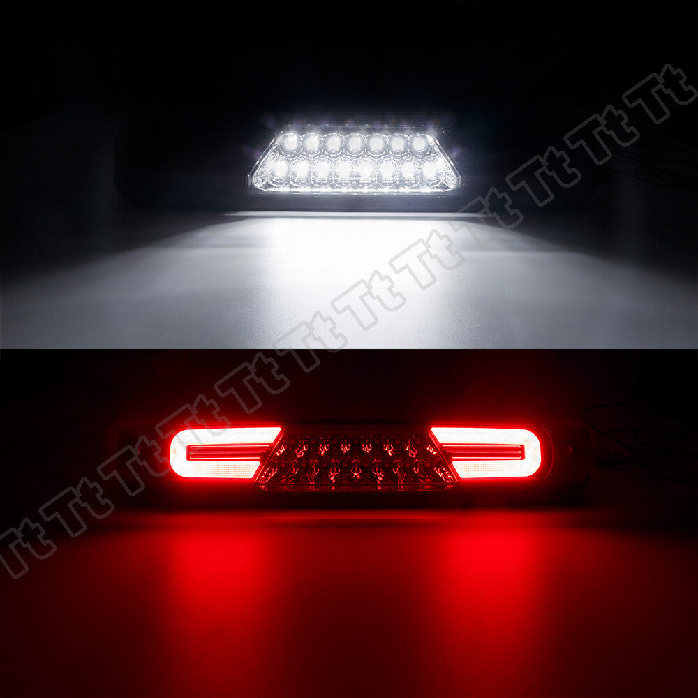 Applicable to 07-14 for Chevrolet Silverado/ for Sierra LED 3RD third brake + cargo red + white American lights