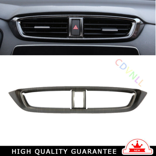 Middle Air Outlet Vent Cover Trim 1X for Honda CRV CR-V 2017-2022 Black Titanium