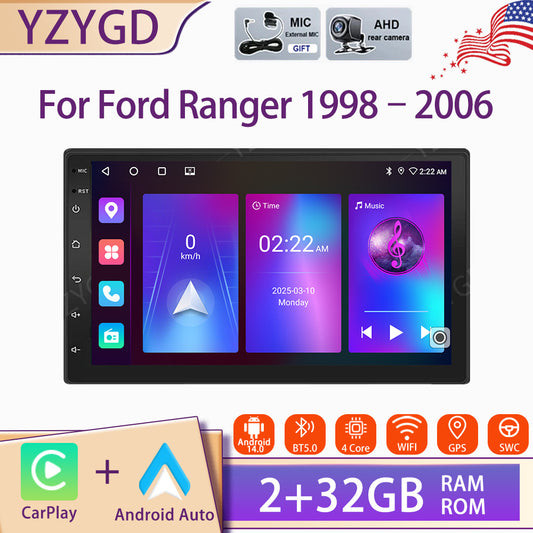 7 for Ford Ranger 1998¨C2006 Android 14 Carplay Car Stereo Radio GPS WIFI Navi