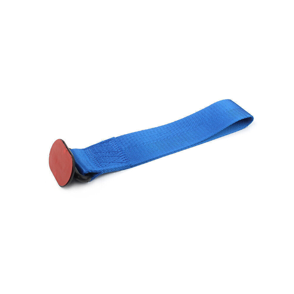 Racing Car Towing Strap Belt Rope Rally Hook Universal Rear/Front Bumper Blue