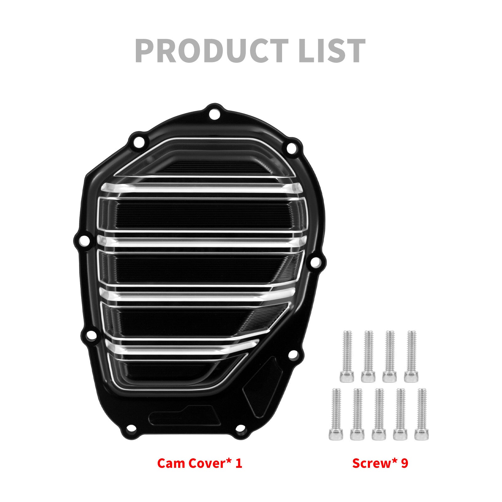 Aluminum Side Cam Engine Cover for Harley Touring Road Electra Glide 2017-2023