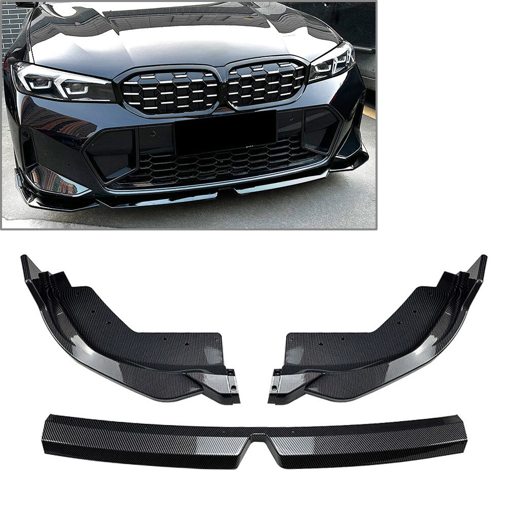 Fit for BMW 3 Series G20 LCI M Sport 320i Front Bumper Lower Spoiler Splitter Lip
