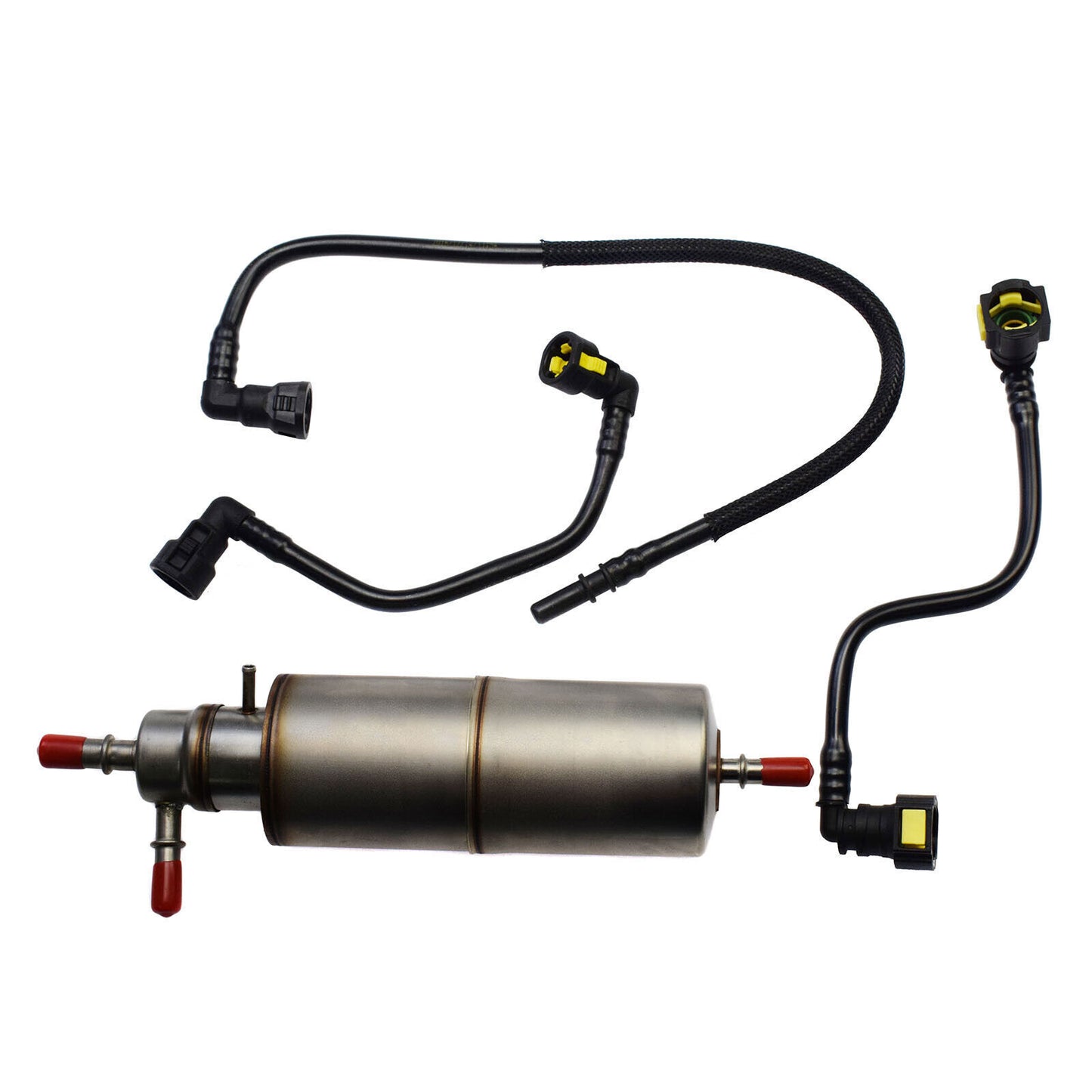 Fuel Filter W/ 3PCS Fuel Lines For 1998-03 for Mercedes ML320 ML430 ML55 1634770701