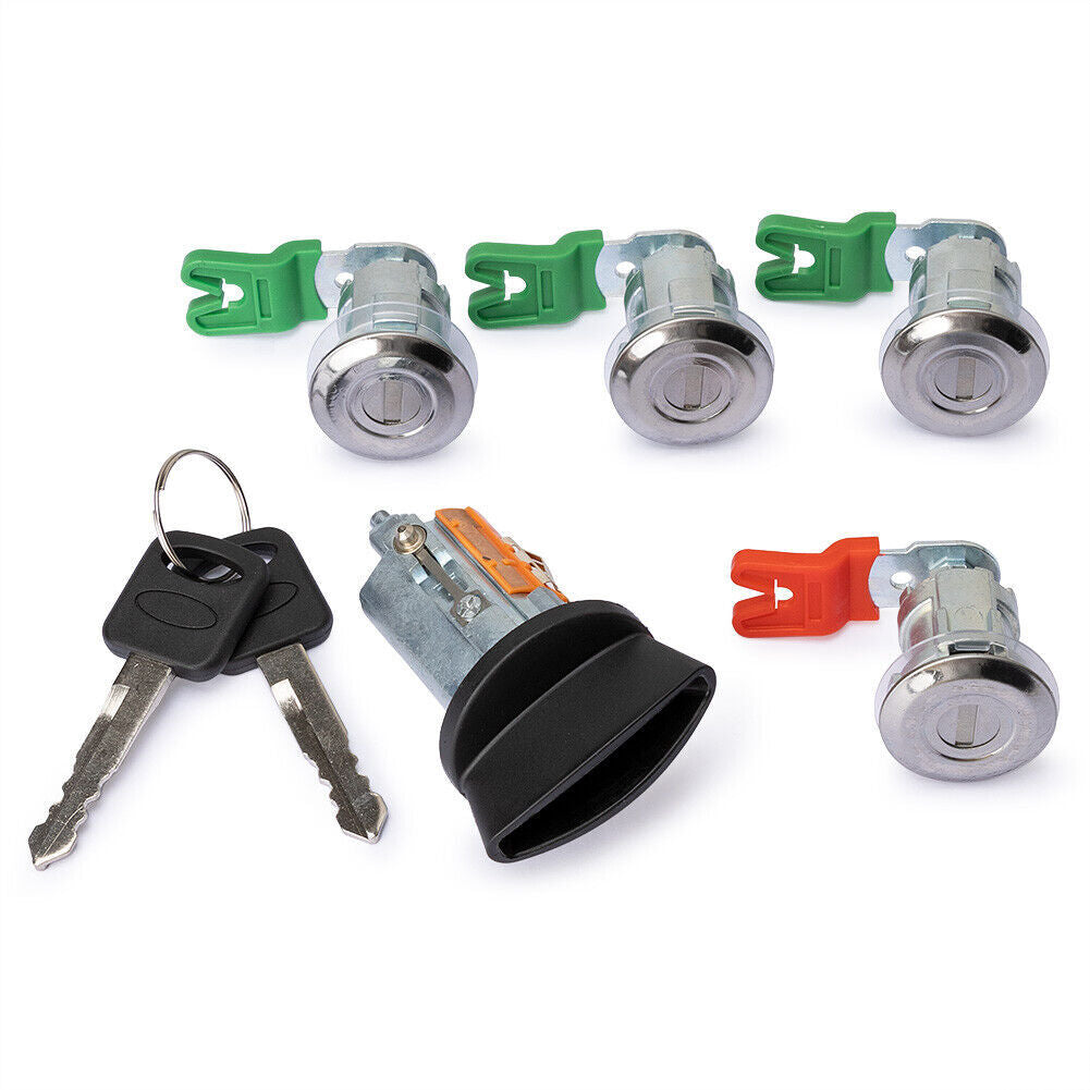 Keys and door locks compatible with for Ford E150, E250, Econoline, and Van E350, ALIKE CYLINDER 703369.