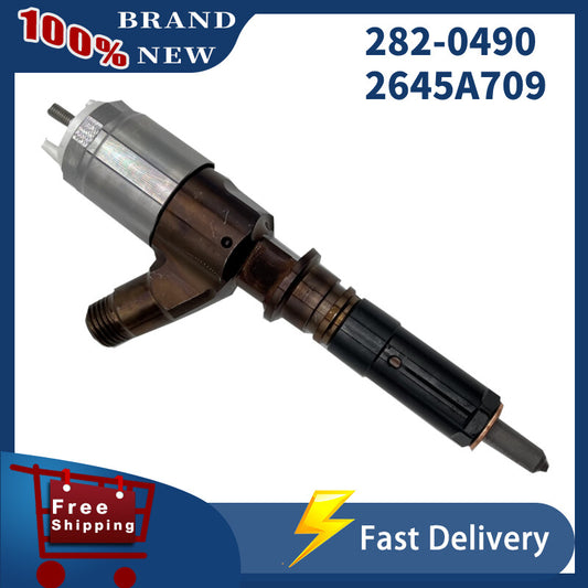 Diesel Fuel Injector 282-0490 2645A709 for 321D Excavators Engine C6.6 C6.4 C4.2
