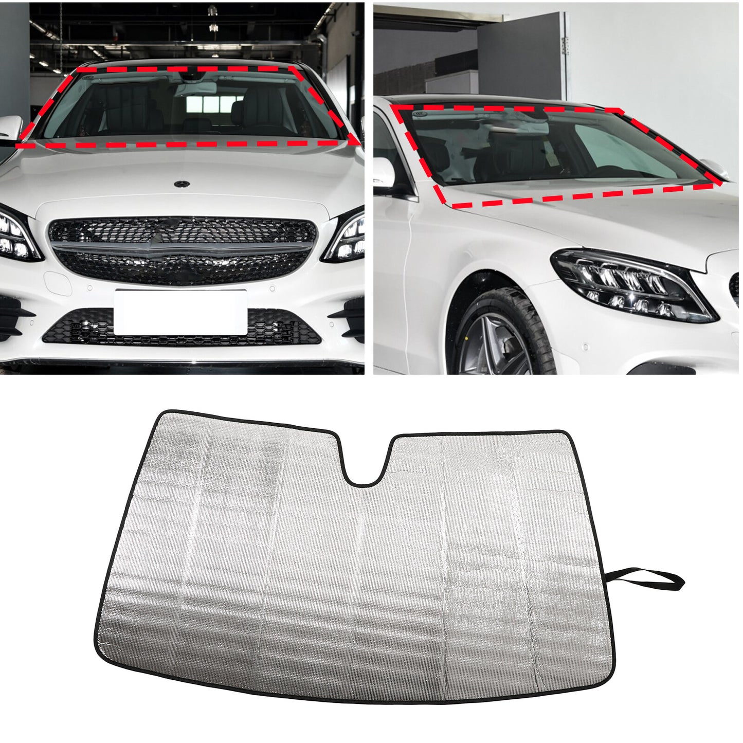 Matte black interior trim strips for 4 door panels on for BMW 3 Series E90 2005-2012 USA.