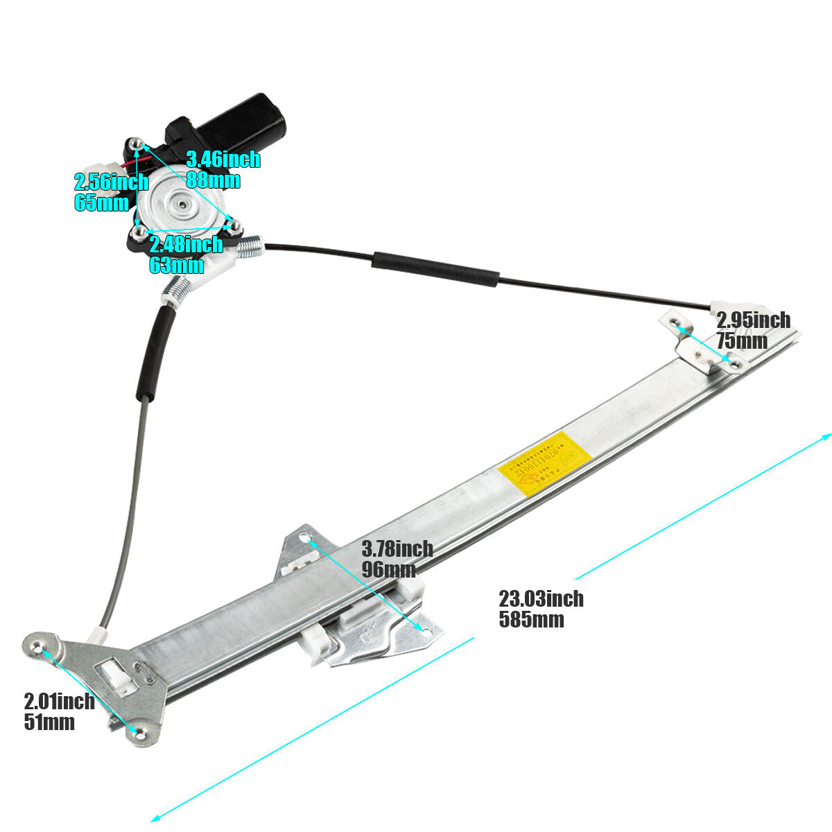 1X Front Right Power Window Regulator  Motor Fits for Mitsubishi Montero MR135166