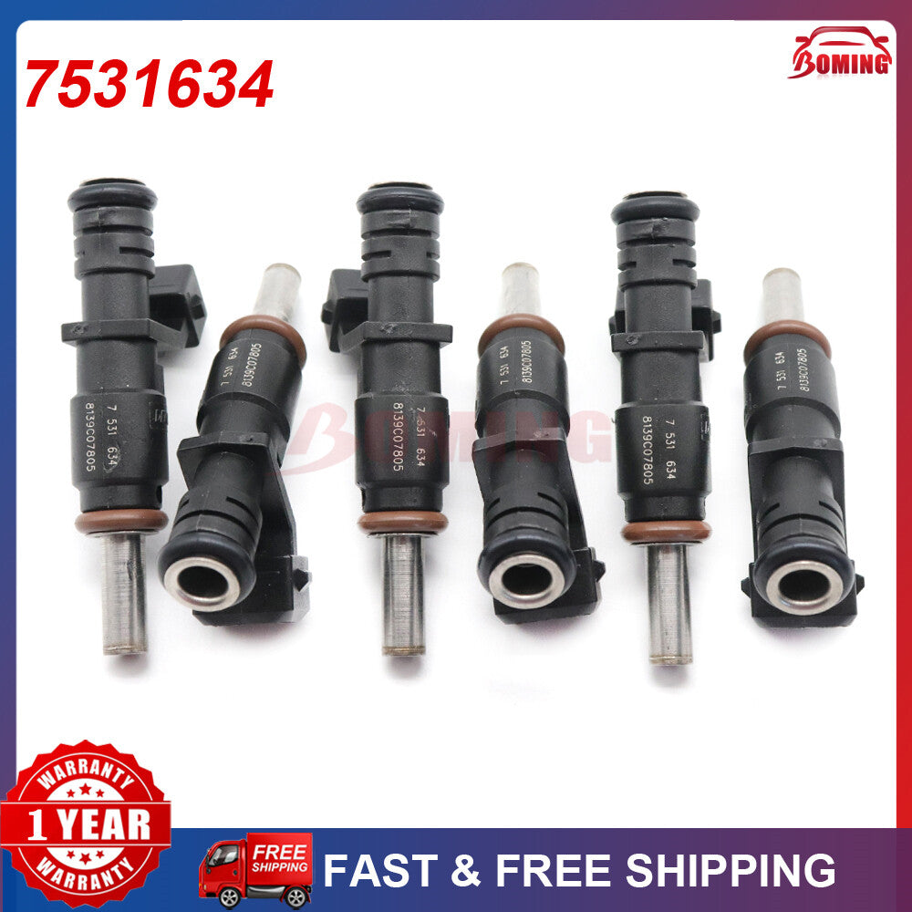 7531634 For 2006-2012 for BMW 128i 328i X3 X5 Z4 525i 2.0/2.5/3.0L Fuel Injectors