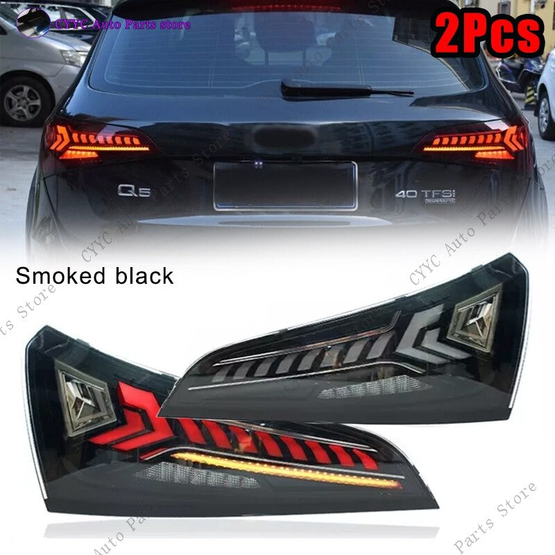 LED Taillights for Audi Q5 2008-2018 Animation Sequential Rear Turn Signal Lamps