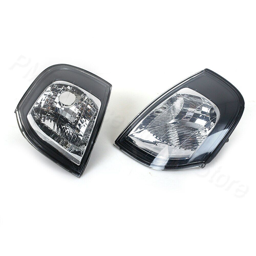 Pair for Volvo S80 1999-2006 Front Bumper Corner Light Turn Signal Light NO Bulb