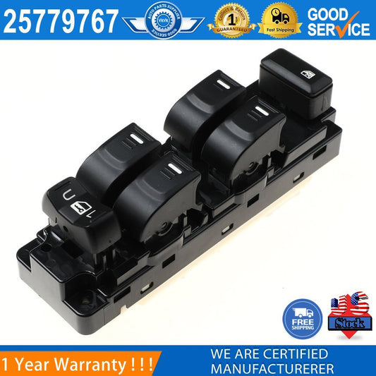 Power window switch driver side 25779767 for Chevrolet Colorado for GMC for Canyon for Hummer H3