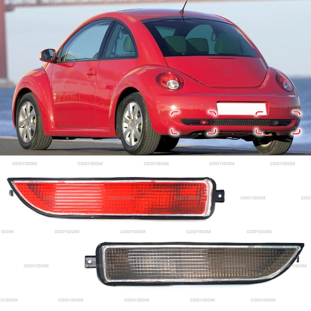 Pair Rear Bumper Brake Light Turn Signal Lamp For 2006-2011 for VW for Volkswagen Beetle