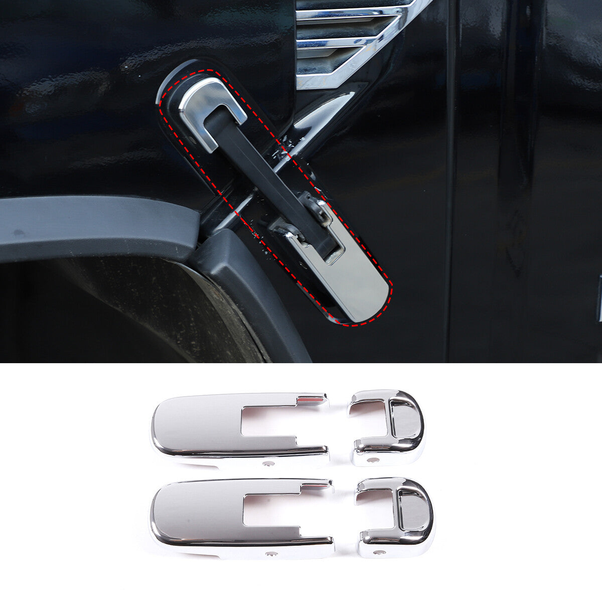 Silver alloy center multimedia button sticker accessory for Jaguar XF 2012-15