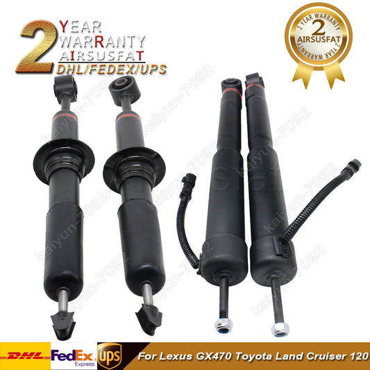 4pcs Front Rear Air Shocks Absorbers for Lexus GX470 4.7L 48510-60121 03-09