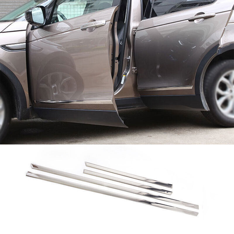 for Land Rover Discovery Sport 16-2019 Chrome Side Door Guard Molding Strip Trim