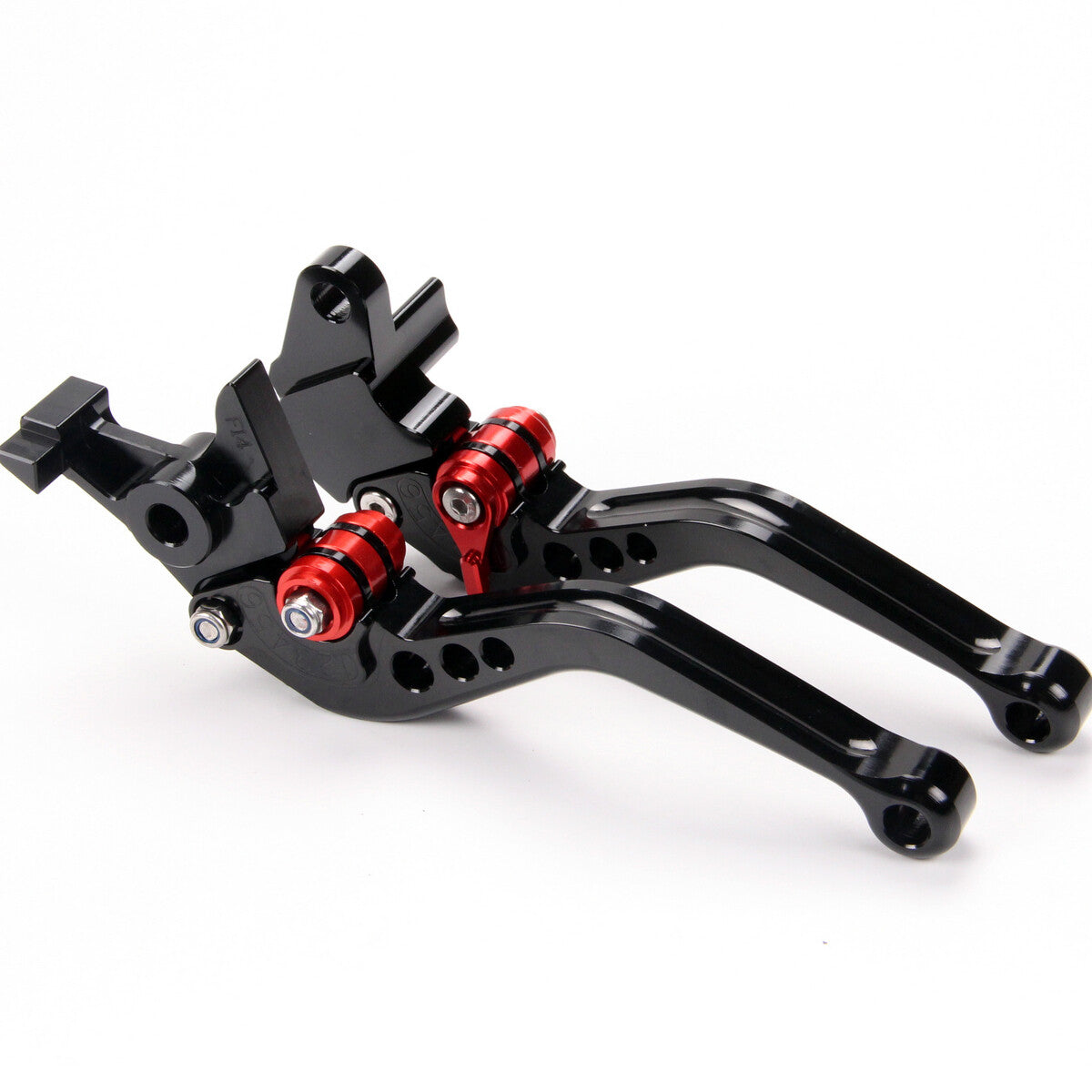 CNC Short Brake Clutch Levers for Yamaha Tenere 700 2019-2020-2021 Black Set