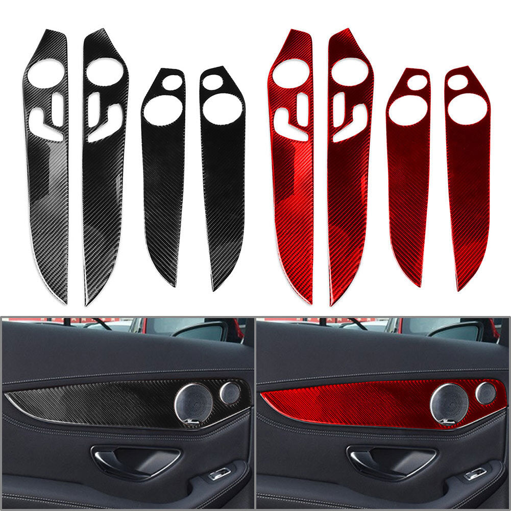 Interior Door Panel Cover Trim for Benz C Class W205 2014-2021 GLC Class