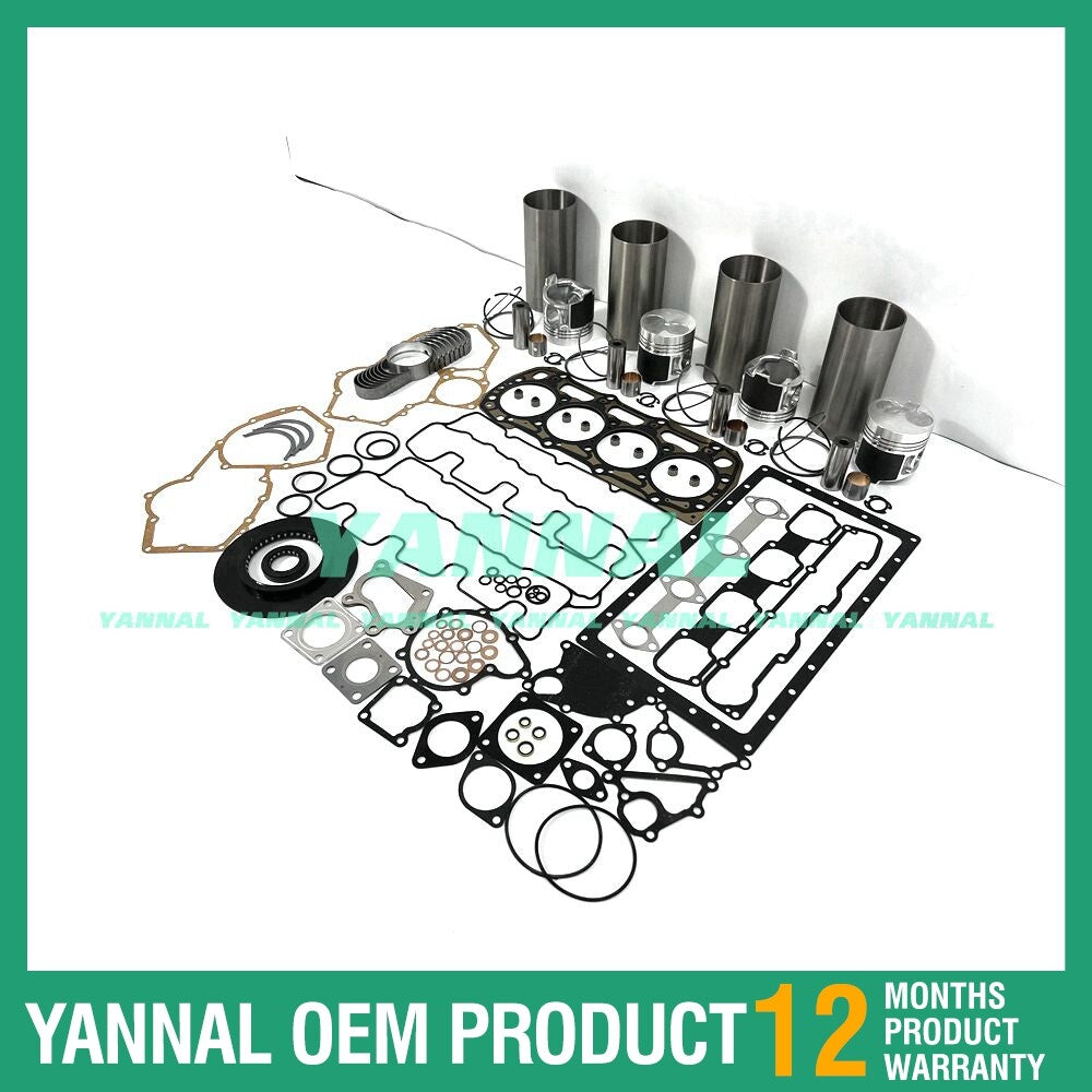 Engine overhaul and rebuild kit with washers and bearings for Perkins 404D-22T engines.