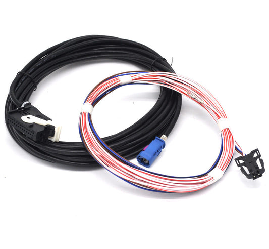 Reverse set CAMERA WIRING HARNESS CABLE for VW for SEAT for GOLF Mk6 TOURAN LEON POLO