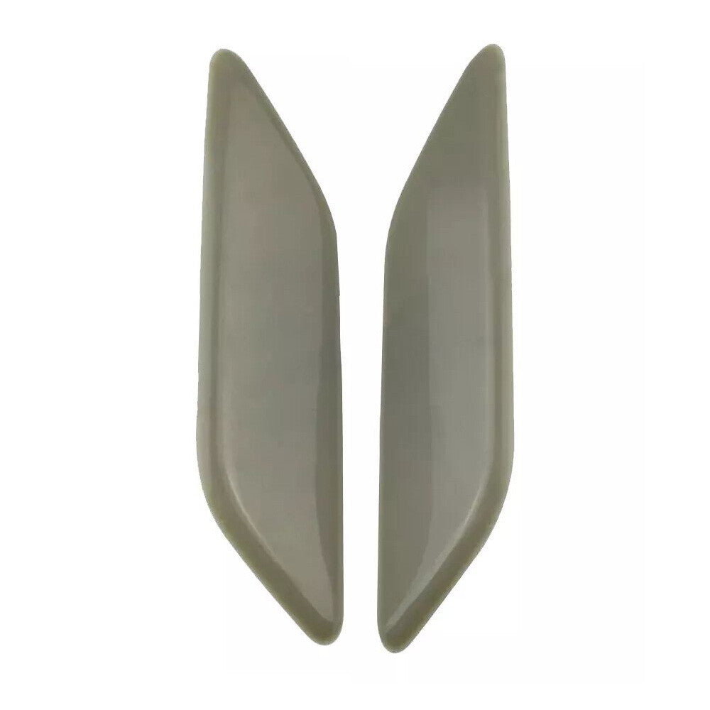 Pair Unpainted Headlight Headlamp Washer Jet Nozzle Cover Cap for CR-V 2015-2017