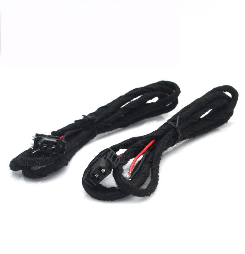 2x Retrofit Door waring light Cable harness for Audi A4 B8 A6 A3 8p 8v A7 for A8 q5