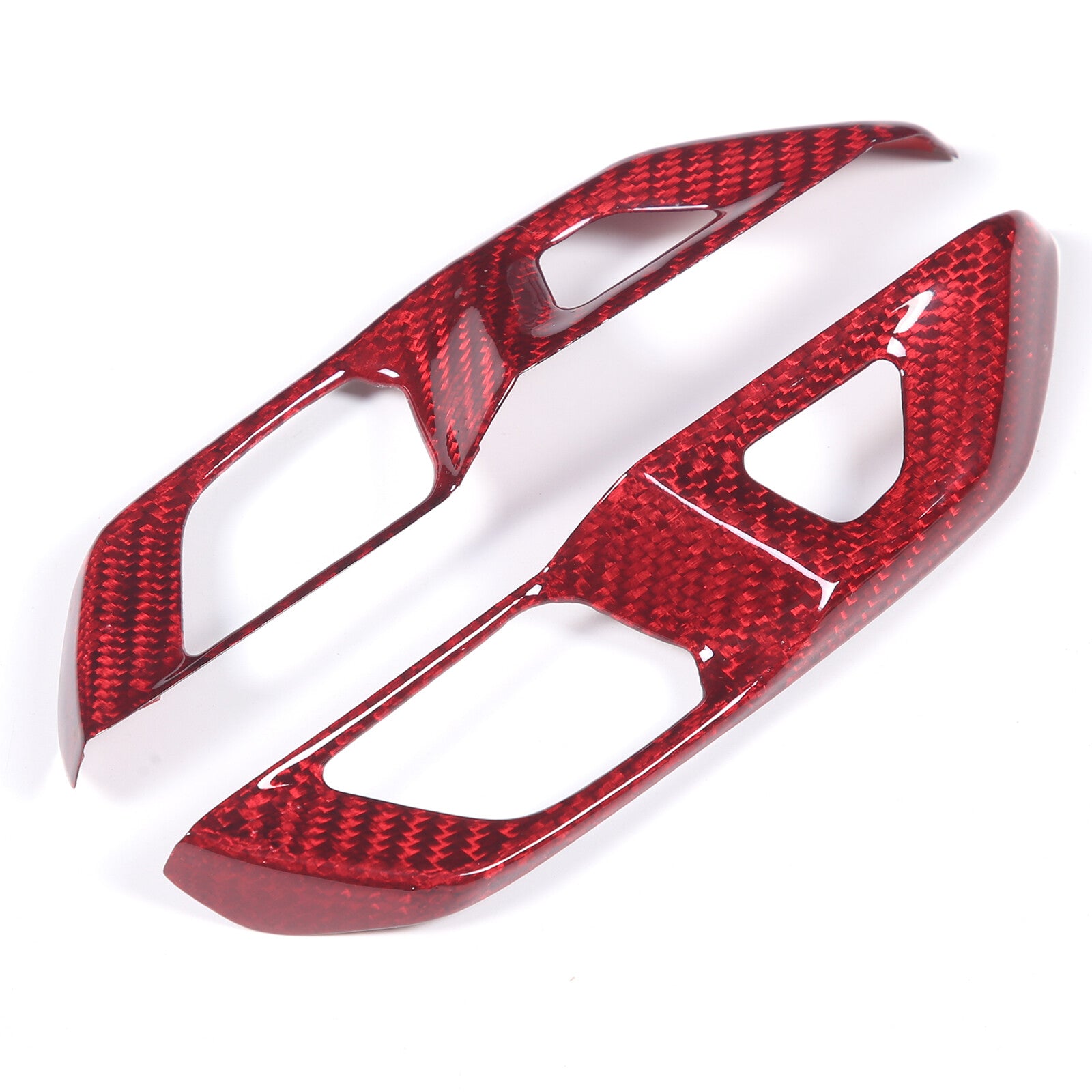 4-Piece ABS Taillight Smoke Shield Housing Cover for BMW 5 Series 2021-2022