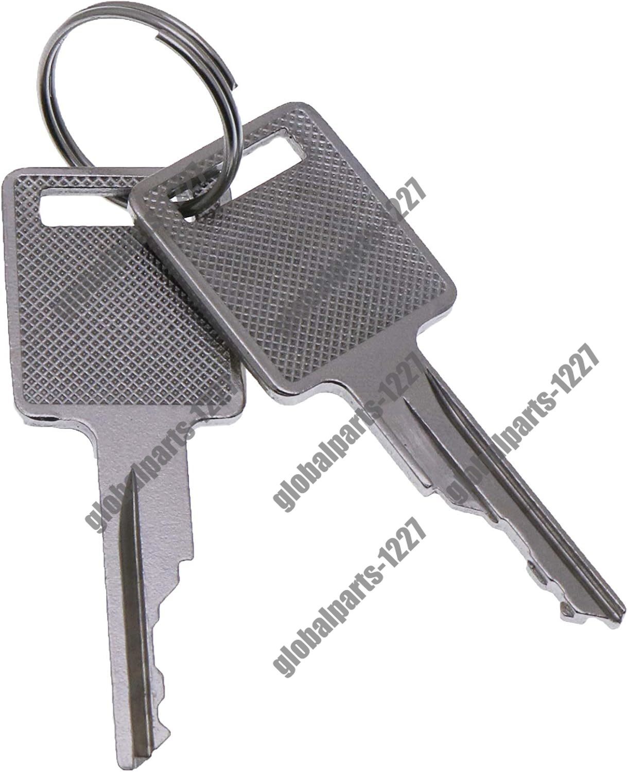 Two Handle Keys 6693241 6709527 for Bobcat 310 313 320 322 323 325 328 329 331